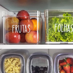 Organizadores de Geladeira com Etiqueta