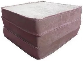 Puff Multifuncional Banco Colch�O E Poltrona Suede (Preto)
