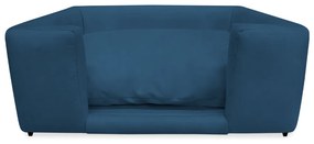 Caminha Cão Cama Pet Lili P/ Cães e Gatos Almofada Lavável Suede Cores - Azul Marinho