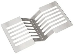 Escorredor de Pratos Tramontina em Aço Inox Scotch Brite para uso no Canal Organizador 30x15 cm