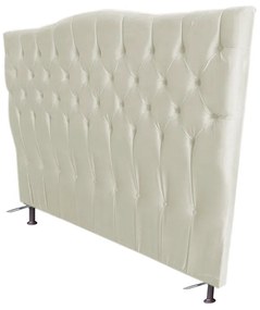Cabeceira Cama Box Solteiro 90cm Capitonê Sofia Corano Bege - Sheep Estofados - Bege