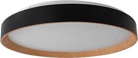 Plafon Led De Sobrepor Alumínio 36w 3000k Eve - PRETO