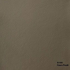 Poltrona Decorativa Bia Couro Fendi G58 - Gran Belo