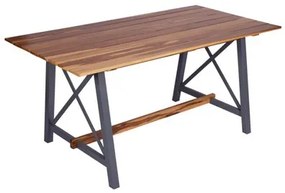 Mesa Retangular Tramontina Mistral em Madeira Teca e Tauari com Acabamento Verniz Incolo 160 x 84 cm