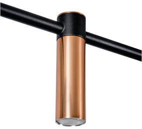 Pendente Barão 176X43Cm 7Xmr11 / Cabo Aço Chumbador + Cabo Rayon | Usi... (BT - Branco Texturizado)