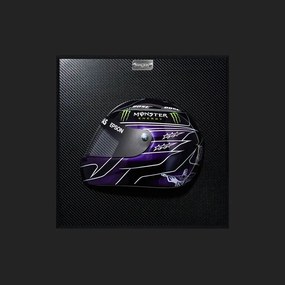 Quadro 3D Decorativo Helmet Capacete F1 50X50 LH 2019 G53 - Gran Belo