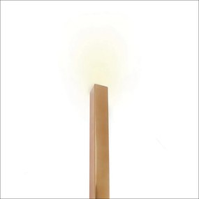 Arandela Linder Tubo Quadrado 04X05X60Cm 02Xmr11 Metal Alumínio - Old... (MARSALA)