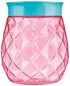 Pote Cristal Color Block Rosa 1500 Ml