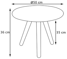 Mesa de Centro para Sala Laura Branco Semi Brilho - Decorar Estofados