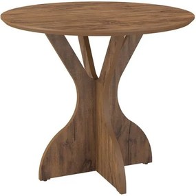 Mesa Juventude Redonda na cor Nobre com Tampo 90cm - 20993 Sun House