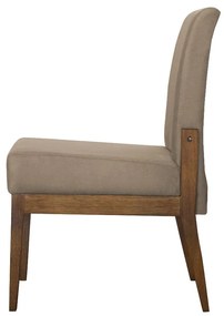 Cadeira de Jantar Helena Suede Capuccino - Decorar Estofados