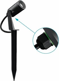 Espeto Led Preto 4W 2700K 36 Ip67 S.Ground 24V Pro