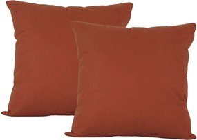 2 Capas Almofada Cobre Liso 43x43cm