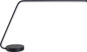 Luminária De Mesa Led Alumínio 12w 3000k Linea - PRETO