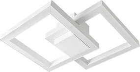 Plafon Led Sobrepor 50,4w 2661lm 3000k Fit Square - BRANCO