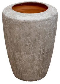 Vaso de Chão Largo Decorativo em Cerâmica - Machê