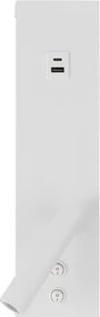 Arandela Led Aluminio Branco 12W 3000K Leya All