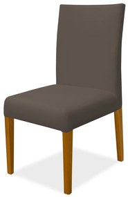 Cadeira de Jantar Milan Veludo Marrom