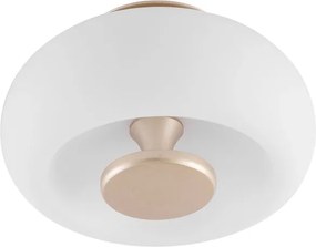 Plafon Led De Embutir Aluminio 7,6W 2700K Poche - DOURADO