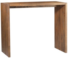 Balcão para Cozinha Flauer Madeira Maciça Rustic Brown - Gran Belo