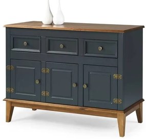 Buffet Antoine 3 Portas e 3 Gavetas Azul Petróleo 114cm - 67876 Sun House