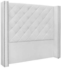 Cabeceira Cama Box Casal King 195cm Vicenza Corano Branco - Sheep Estofados - Branco