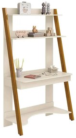 Escrivaninha com Estante Noah Areia Fosco – 95cm