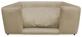 Caminha Cão Cama Pet Lili P/ Cães e Gatos Almofada Lavável Suede Cores - Nude
