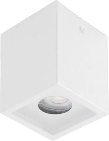Plafon De Sobrepor Aluminio 10X5,5Cm Piccolo - BRANCO