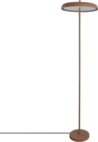 Luminária De Piso Led Alumínio Terracota 3000k Dalu