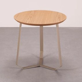 Mesa Apoio Liban Tampo Carvalho Base Champagne - 78286 Sun House