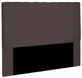 Cabeceira Cama Box Solteiro 90cm Esmeralda Suede Café - Sheep Estofados - Marrom