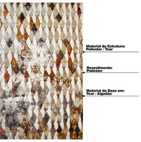 Tapete Decorativo Sala de Estar Ágape 240x340 Geométrico Colorido ( 5781 ) G67 - Gran Belo