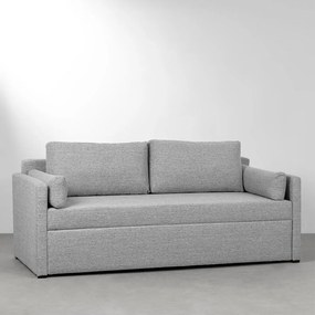 Sofá-Cama Lipo Trama Larga Grafite Mesclado - 2,02m