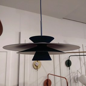 Pendente Tule Led Ø50X30Cm 26,5W Bivolt - Usina 19800/50 (FN-F - Fendi Fosco, 3000k)