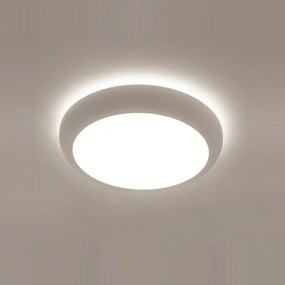 Plafon Bold Redondo Ø30X7,5Cm Led 24W Bivolt - Usina 19670/30 (FN-F - Fendi Fosco, 3000k)