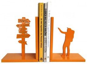 Aparador de Livros - Mochileiro - Laranja