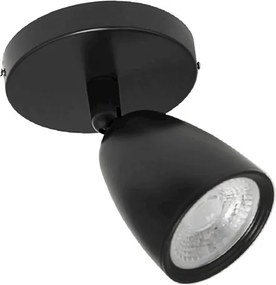 Spot Led De Sobrepor Abs Preto 7W 3000K Focus