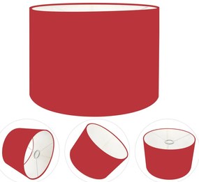 Cúpula abajur cilíndrica cp-8022 Ø45x30cm bordô