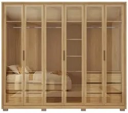 Guarda Roupa Casal 6 Portas de Vidro Reflex Buriti - Caemmun