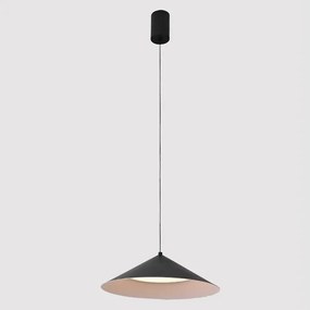 Pendente Led Metal 12W 3000K Simple - PRETO