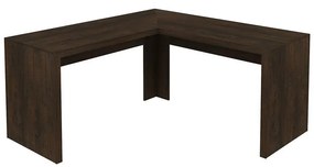 Mesa De Escritório Escrivaninha De Canto Home Office Rústico