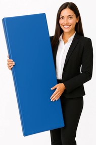 Colchonete Azul Orthovida 120X60X4Cm | Espuma Confortável, Napa Resist...