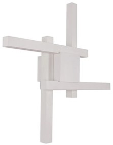 Plafon Lara 53X53Cm Led 32,8W Bivolt | Usina 19275/53 (BT - Branco Texturizado, 3000k)
