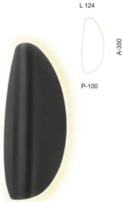 Arandela Virtus - 100X124X350Mm Ar-5966 - 1 Fita Led 10M/w 300Mm - 110... (DOURADO FOSCO)
