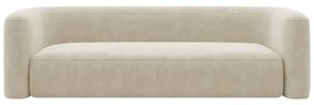 Sofá 3 Lugares 180cm Orgânico Luxo Recepção Melina Bouclé - ADJ Decor