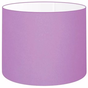 Cúpula Abajur Cilíndrica Cp-7018 Ø40x25cm Lillás