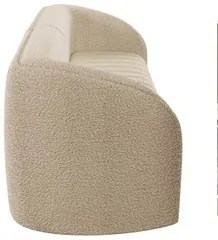 Sofá Living Decorativo 4 Lugares 332cm Meris M22 Boucle Bege - Mpozena