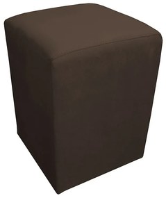 Puff Decorativo Dado 32 x 32 cm Suede Marrom
