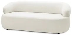 Sofá 2 Lugares Living Orgânico Sala de Estar 140cm Conka F05 Boucle Of